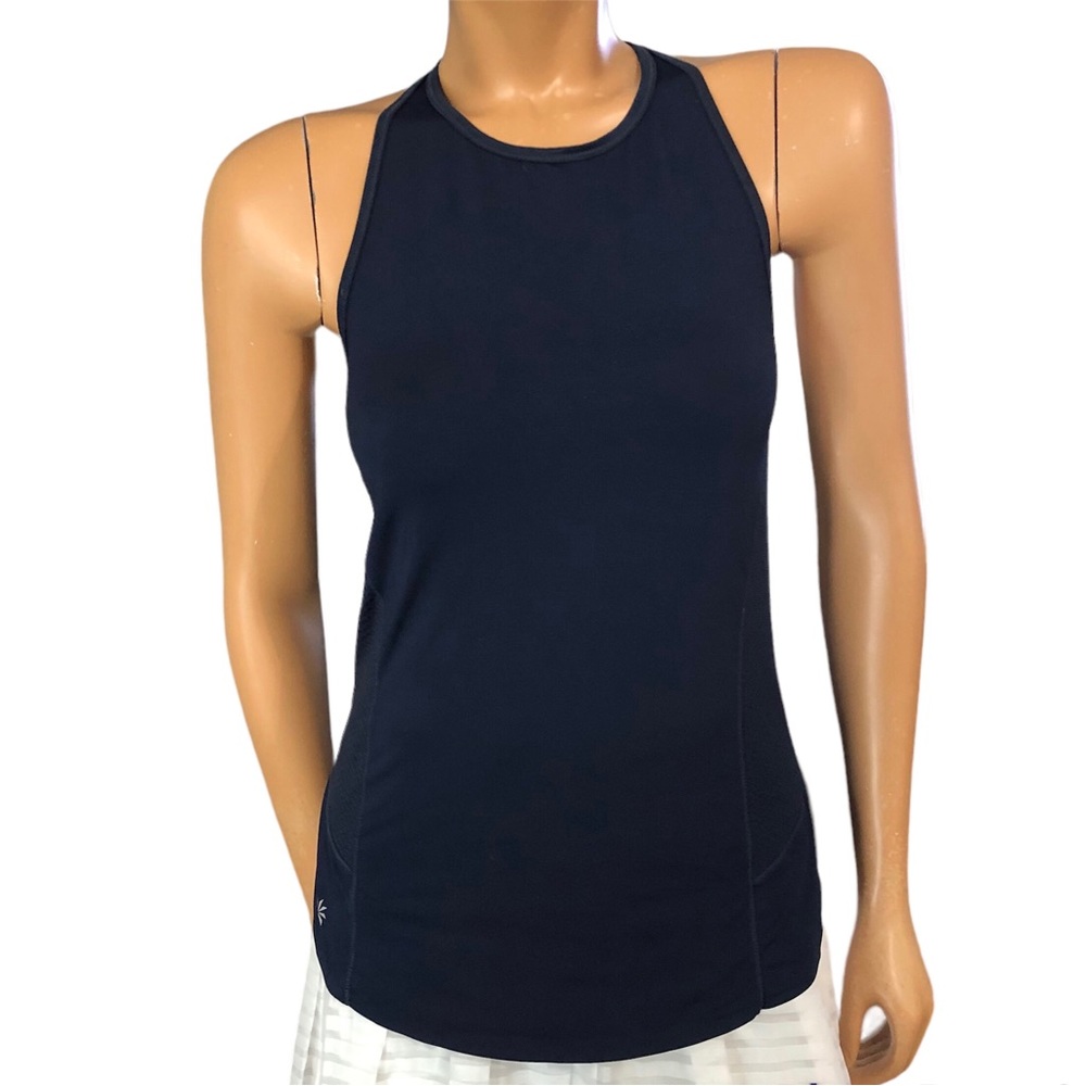 Athleta Navy Blue Racerback Tank Top Size XXS